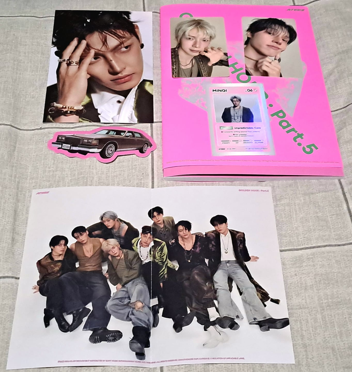 Customer photo review of [PRE-ORDER] ATEEZ - 14TH MINI ALBUM - [GOLDEN HOUR : Part.5] (A/ DIARY/ Z Ver.)