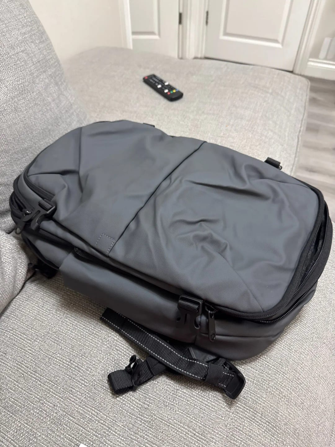 Customer photo review of Discoverer Vacuum Compression Travel Backpack 60L