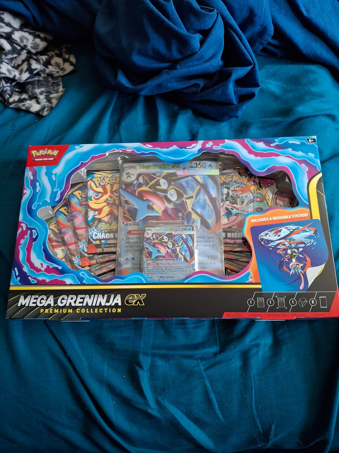 Customer photo review of Mega Greninja ex Premium Collection
