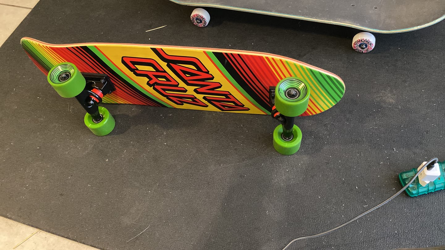 Customer photo review of Santa Cruz - Cruzer Serape Street Skate - 8.79 x 29.05