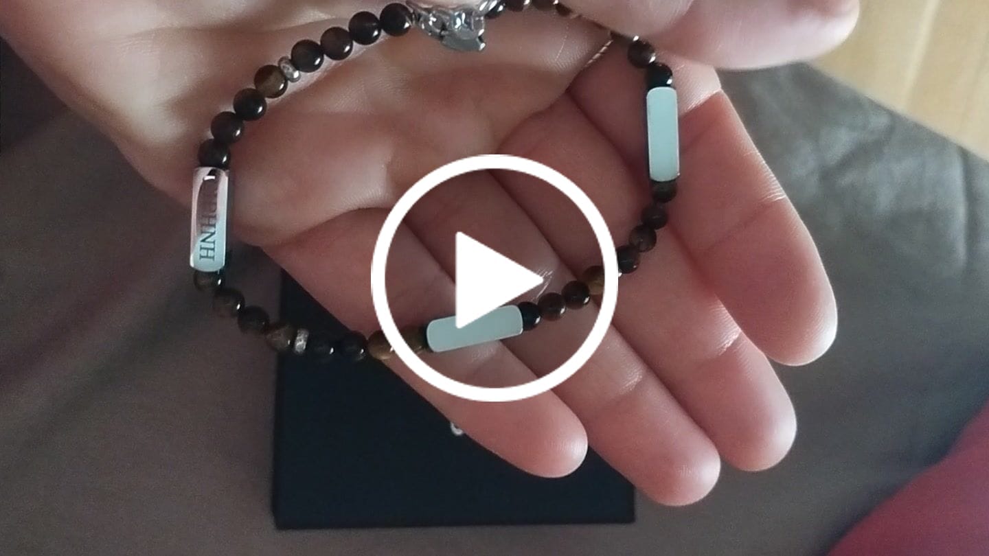 Customer video review of Bracelet: Tribute [Tiger Eye]