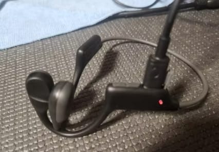 Customer photo review of Larrikin Shift™ Open-Ear Headphones