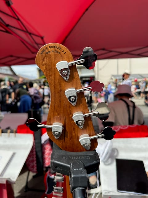 Customer photo review of USA Ultralite® Bass Tuning Machine 1/2" (Sold Individually)