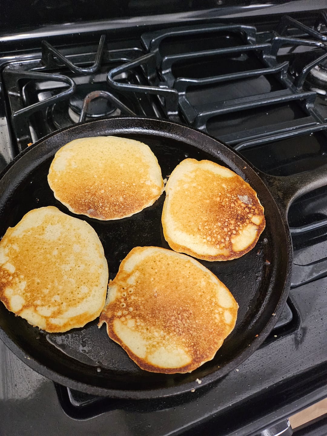 Customer photo review of Cousin T's 250th Anniversary Pancake & Syrup Bundle