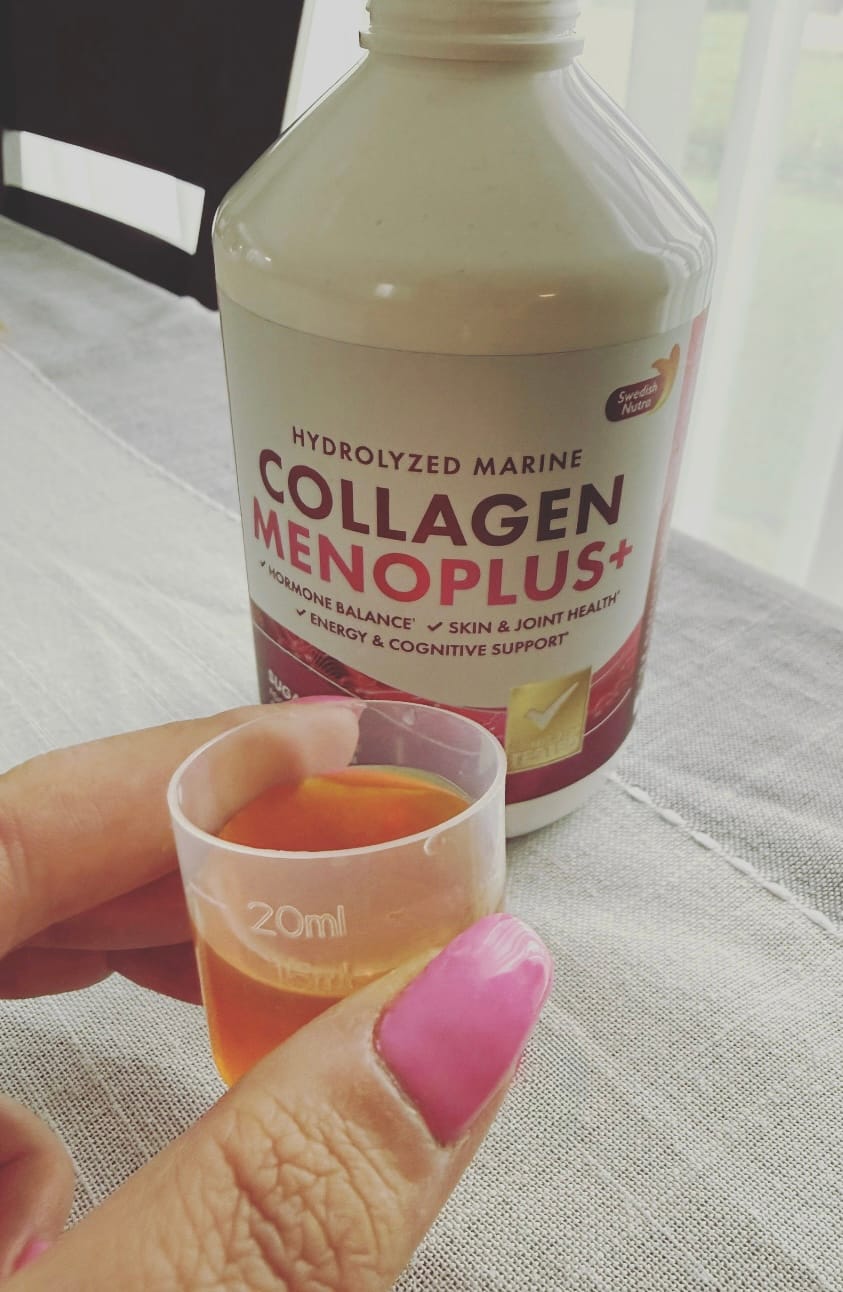 Customer photo review of Swedish Nutra - Collagen Menoplus+, skystas jūrinis kolagenas brandesnio amžiaus moterims, 500 ml