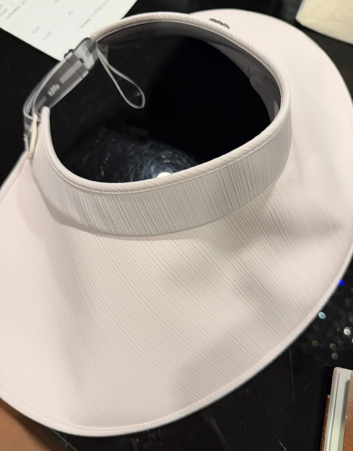 Customer photo review of Women's Ultra Wide Brim Bonnet-Style Visor UPF100+ BM563