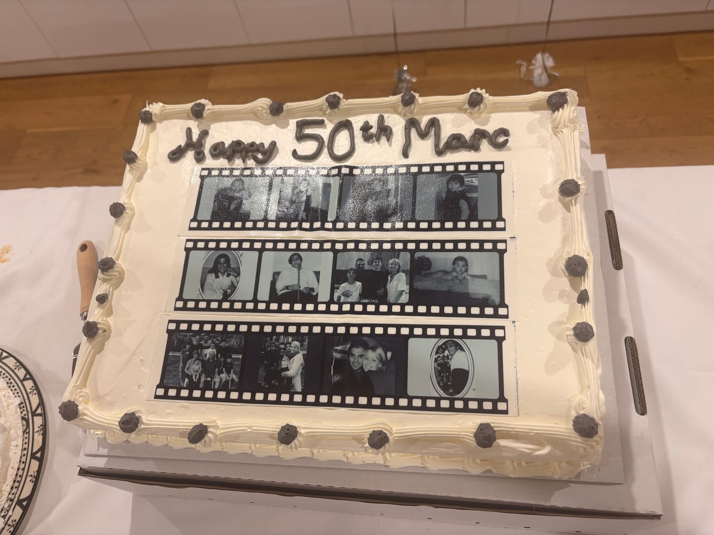 Customer photo review of Film Reel - Custom Edible Icing Image