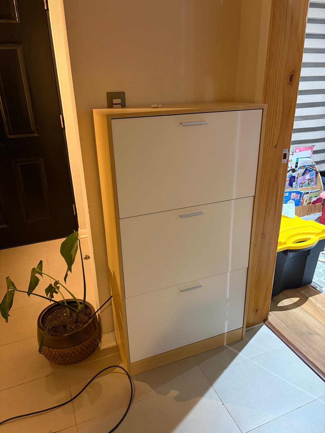 Customer photo review of Zapatero Mueble Organizador 3 niveles compacta para 18 Pares