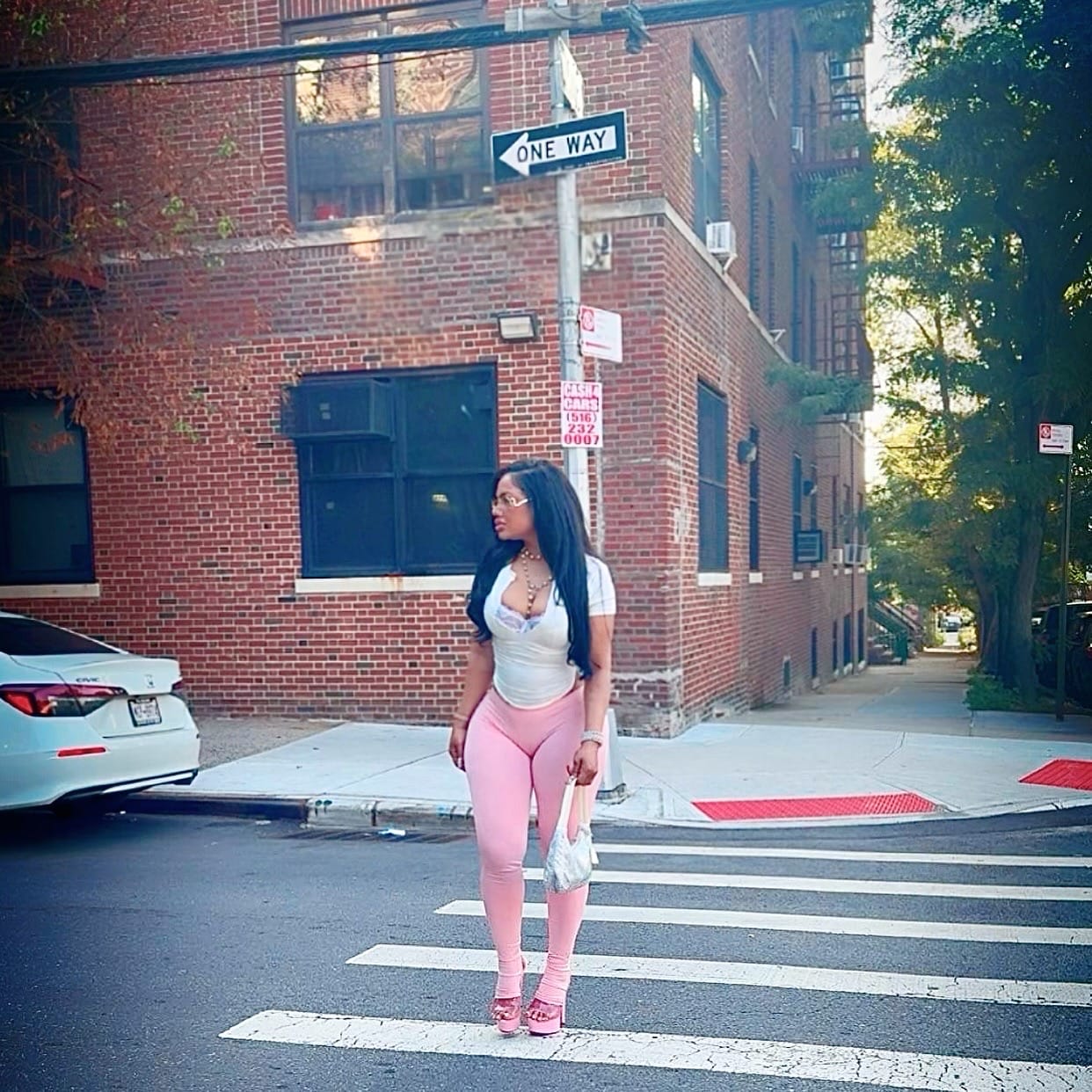 Customer photo review of Seamless LowRise Legging (Pink)