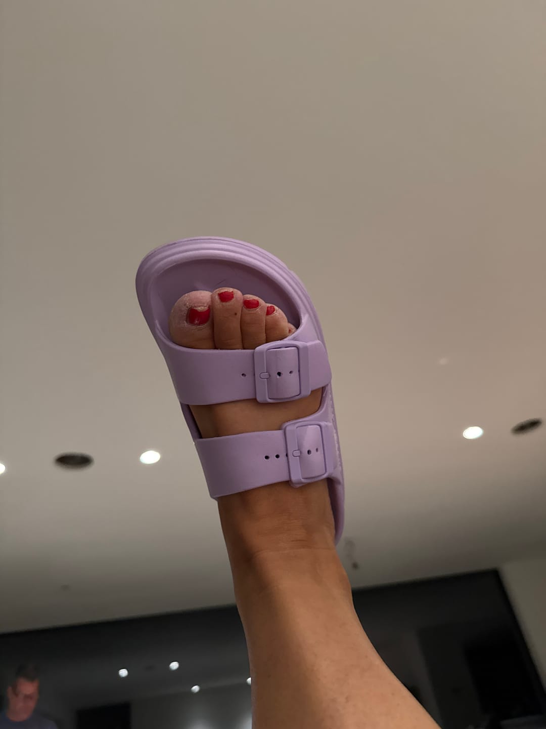 Customer photo review of HappyFlops Original Drop 002