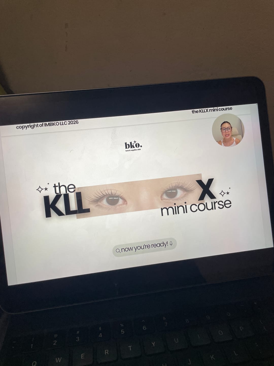 Customer photo review of The KLLX Mini Course