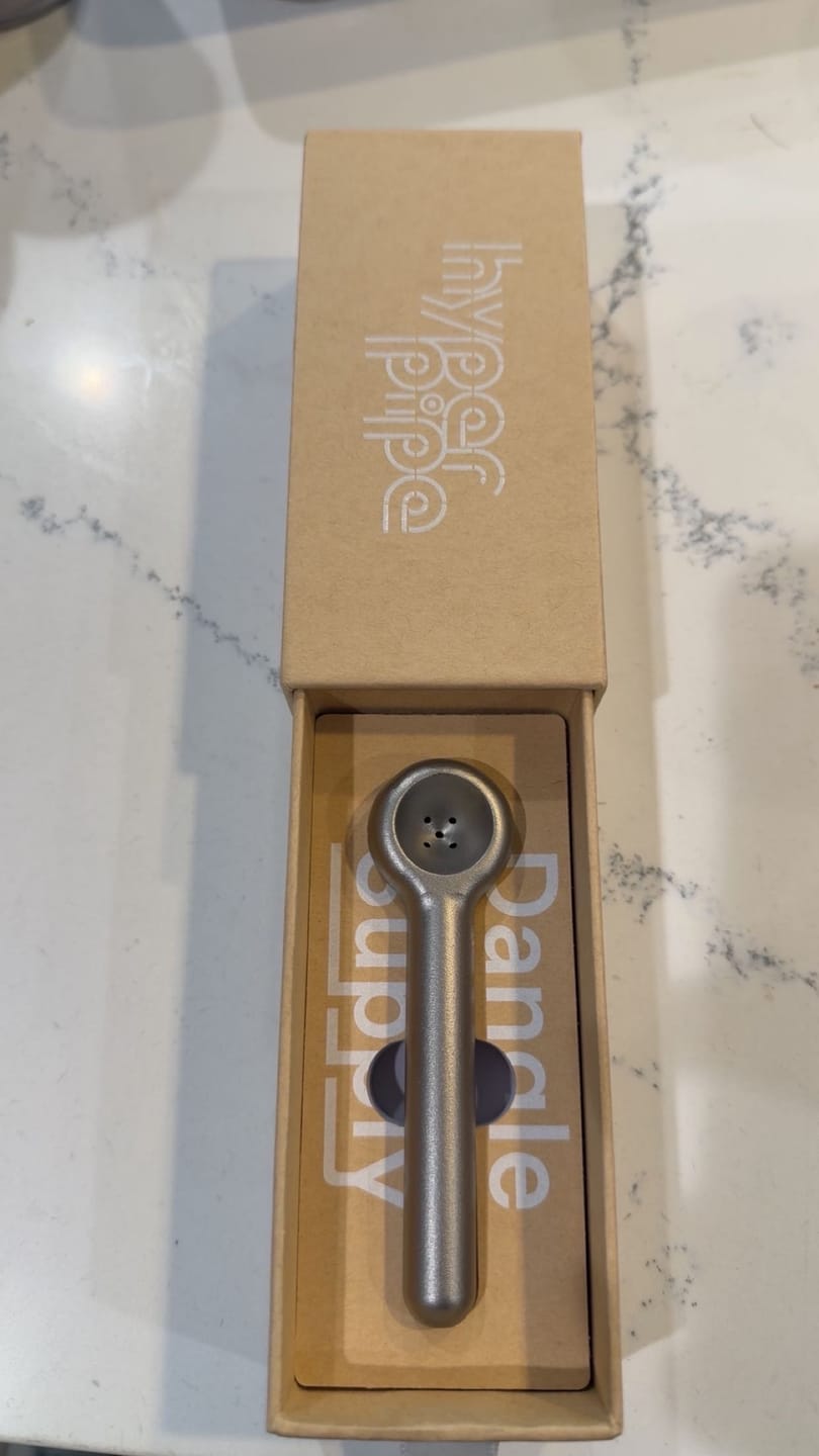 Customer photo review of Hyper Pipe — World's Only 3D Printed Titanium Pipe