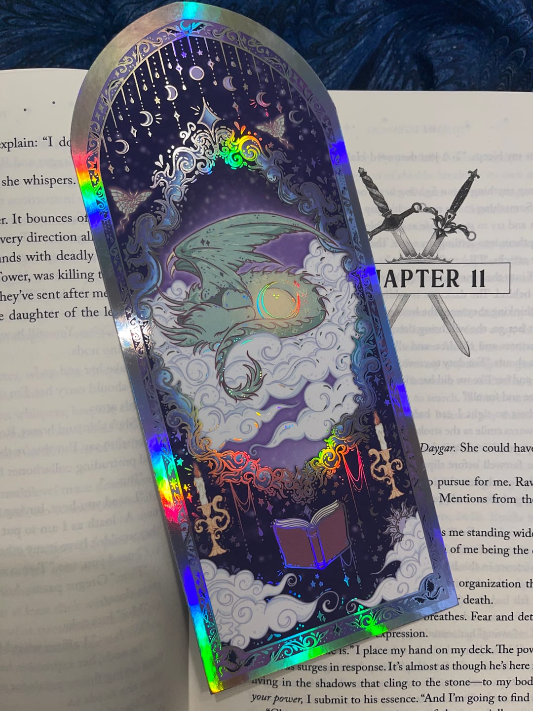Customer photo review of Nightfall Dragon Bookmark