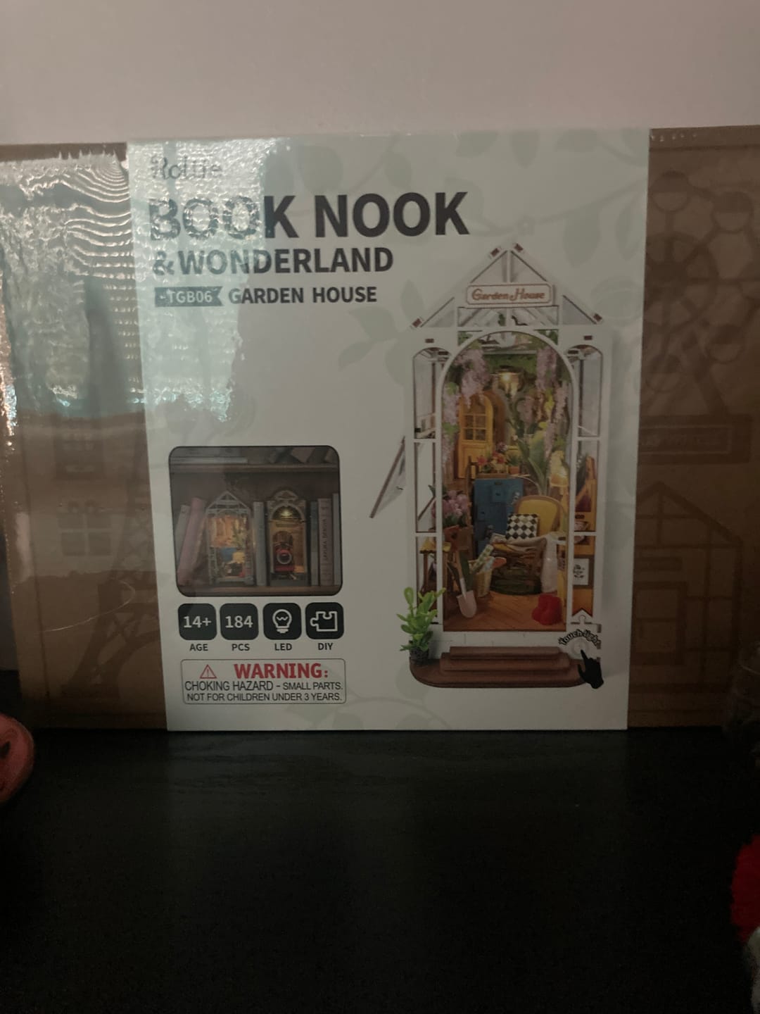 Customer photo review of DIY Book Nook kit - Greenhouse