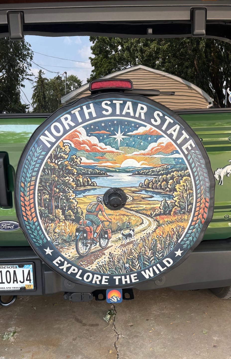 Customer photo review of CUSTOM Ford Bronco Tire Cover