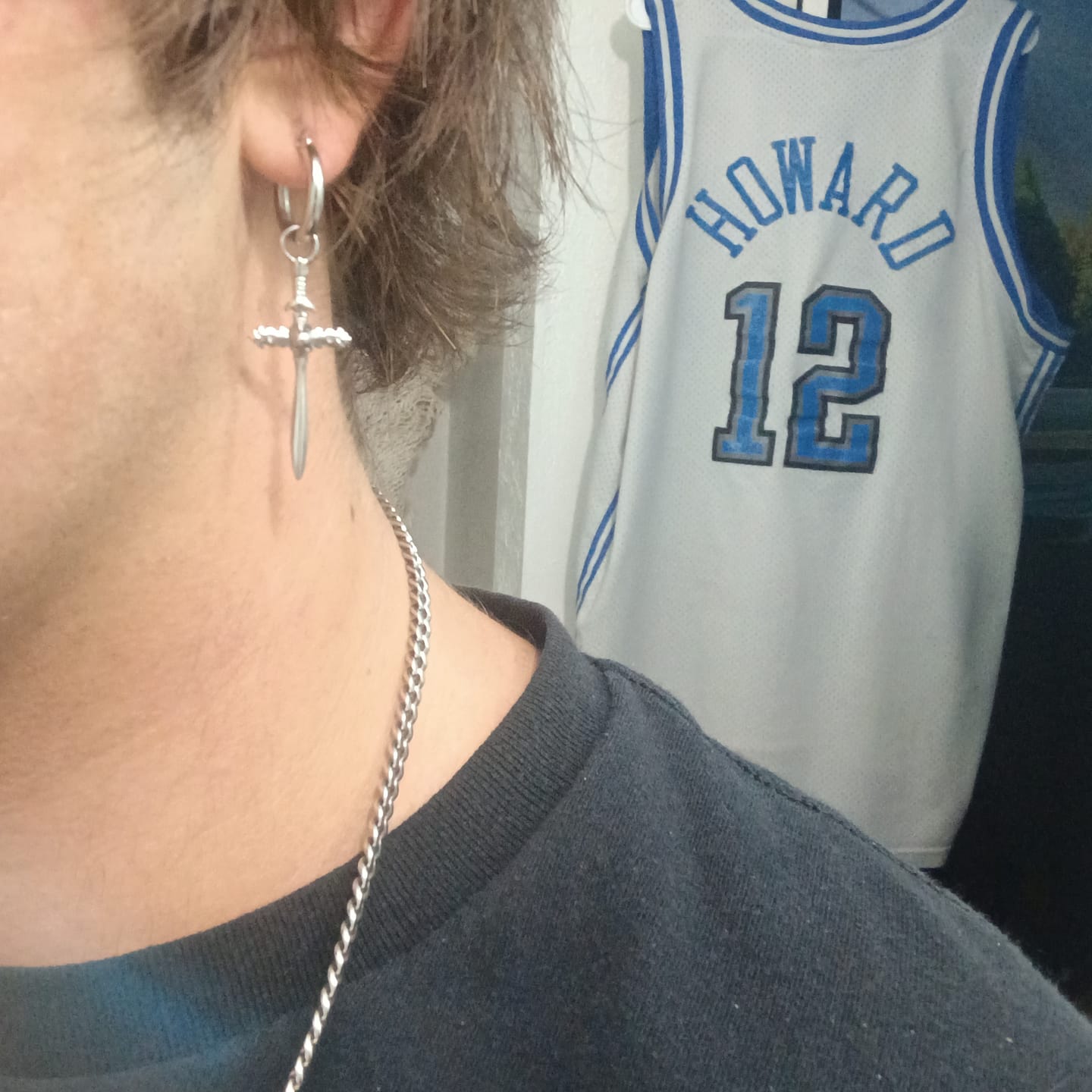 Customer photo review of DYT SWORD EARRING