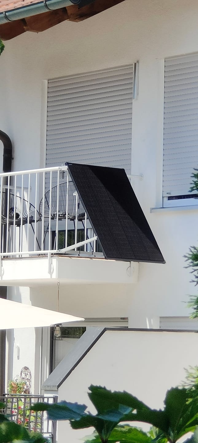 Customer photo review of Ray Lite Balkon Halterung Winkel einstellbar