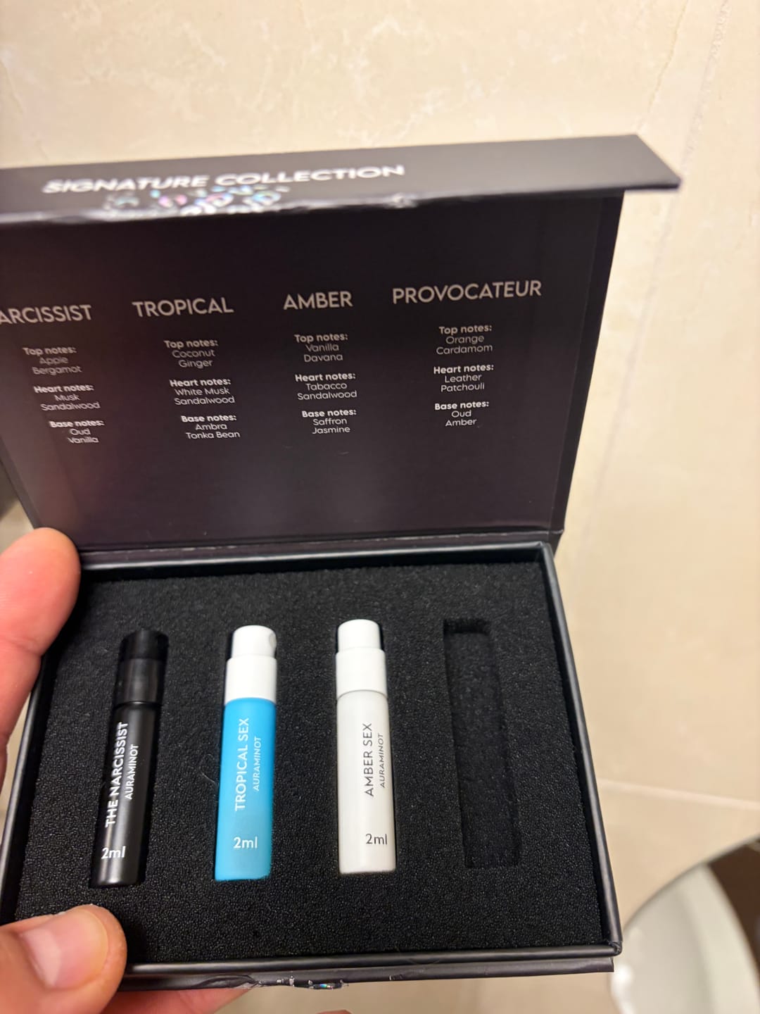 Customer photo review of Signature Collection 4 x 2 ml