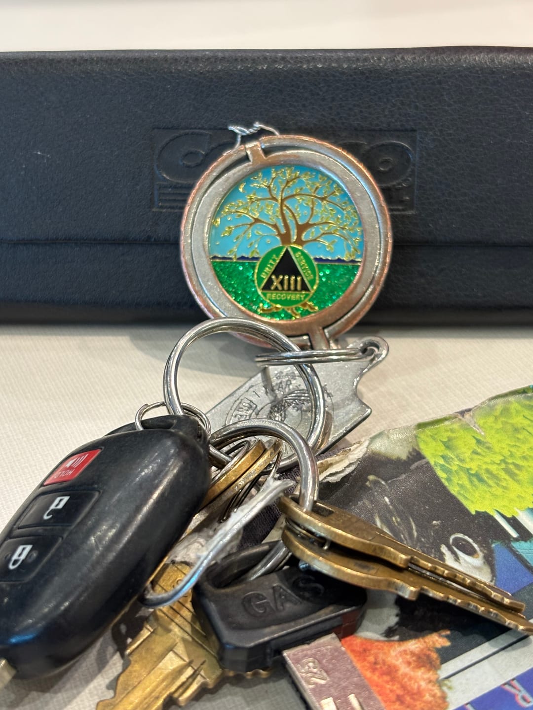 Customer photo review of 1 to 60 Year Tree of Life Specialty AA Recovery Medallion - Tri-Plated Chip/Coin