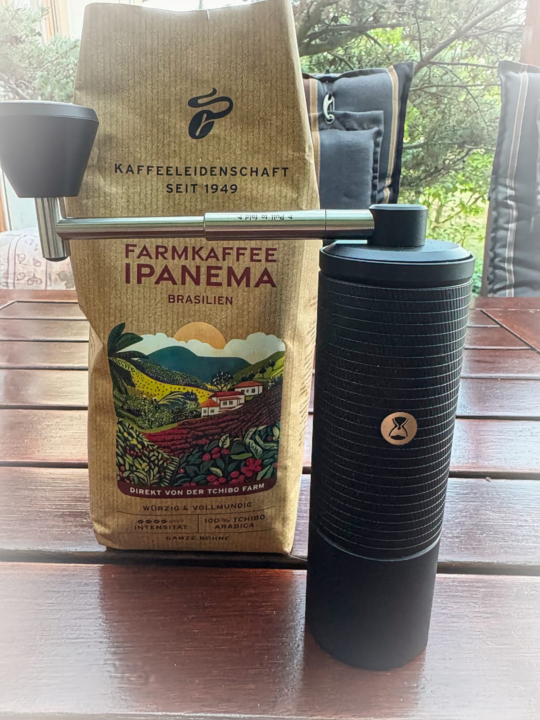 Customer photo review of TIMEMORE Manual Coffee Grinder Chestnut C5 Series