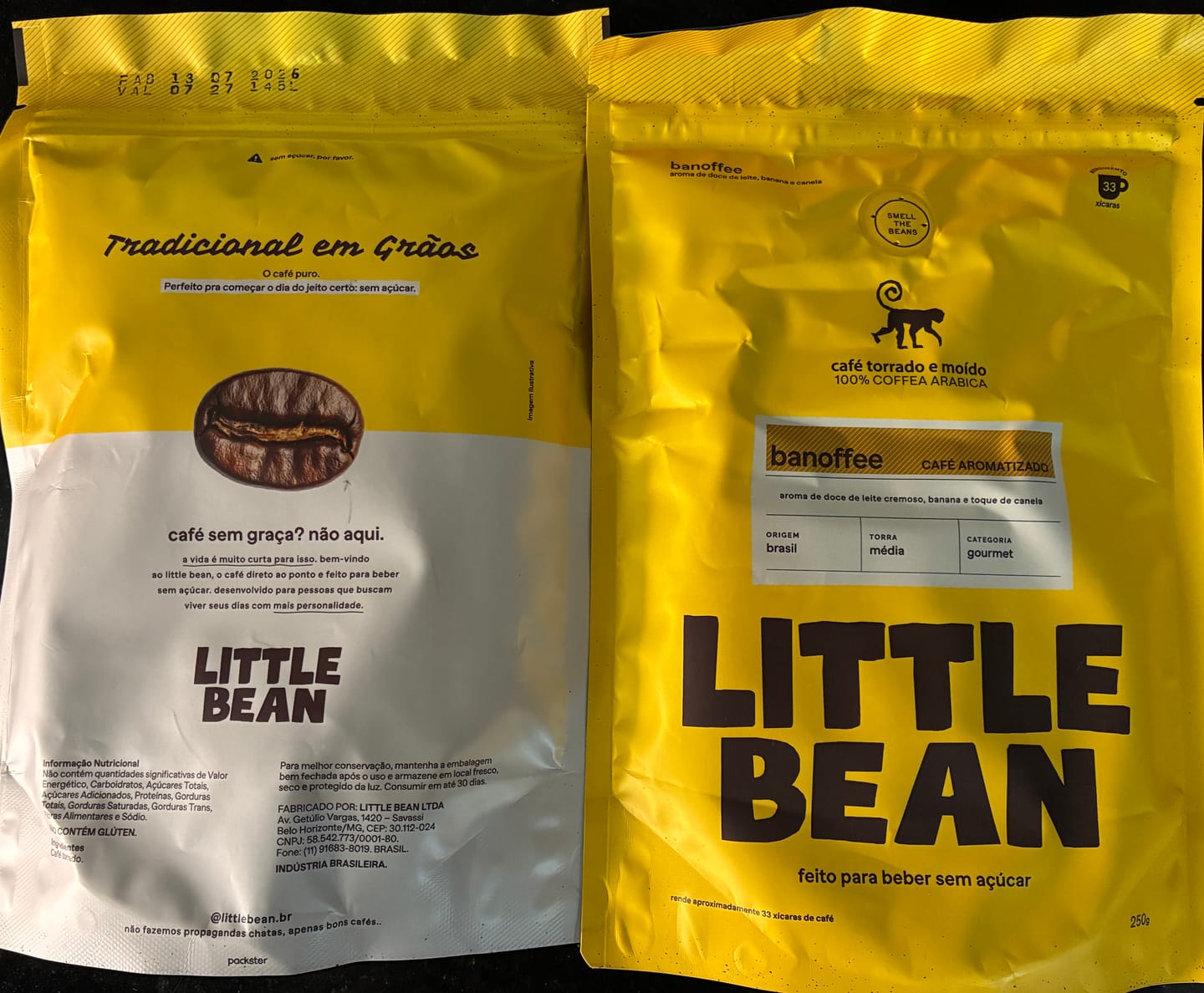 Customer photo review of Little Bean Tradicional em Grãos 250g
