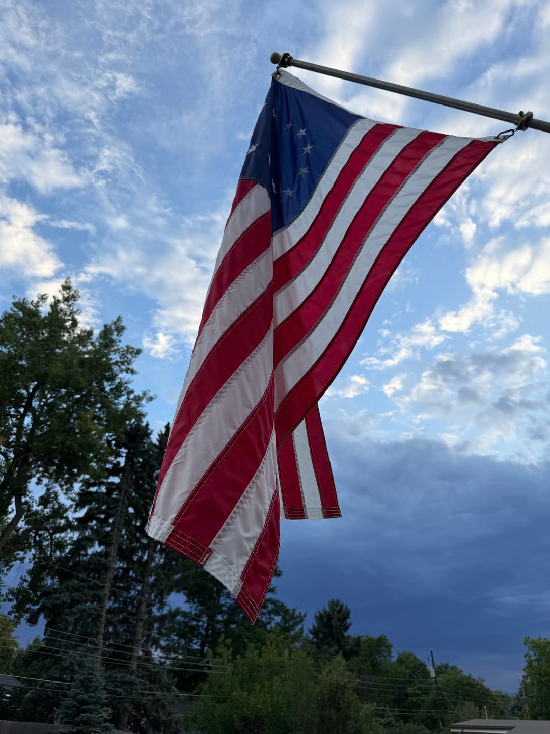 Customer photo review of 3' x 5' Betsy Ross Flag