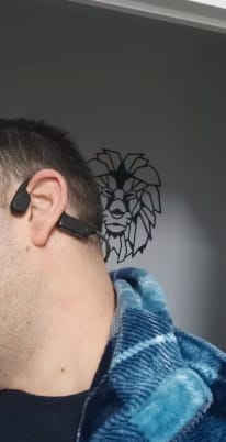 Customer photo review of Larrikin Shift™ Open-Ear Headphones