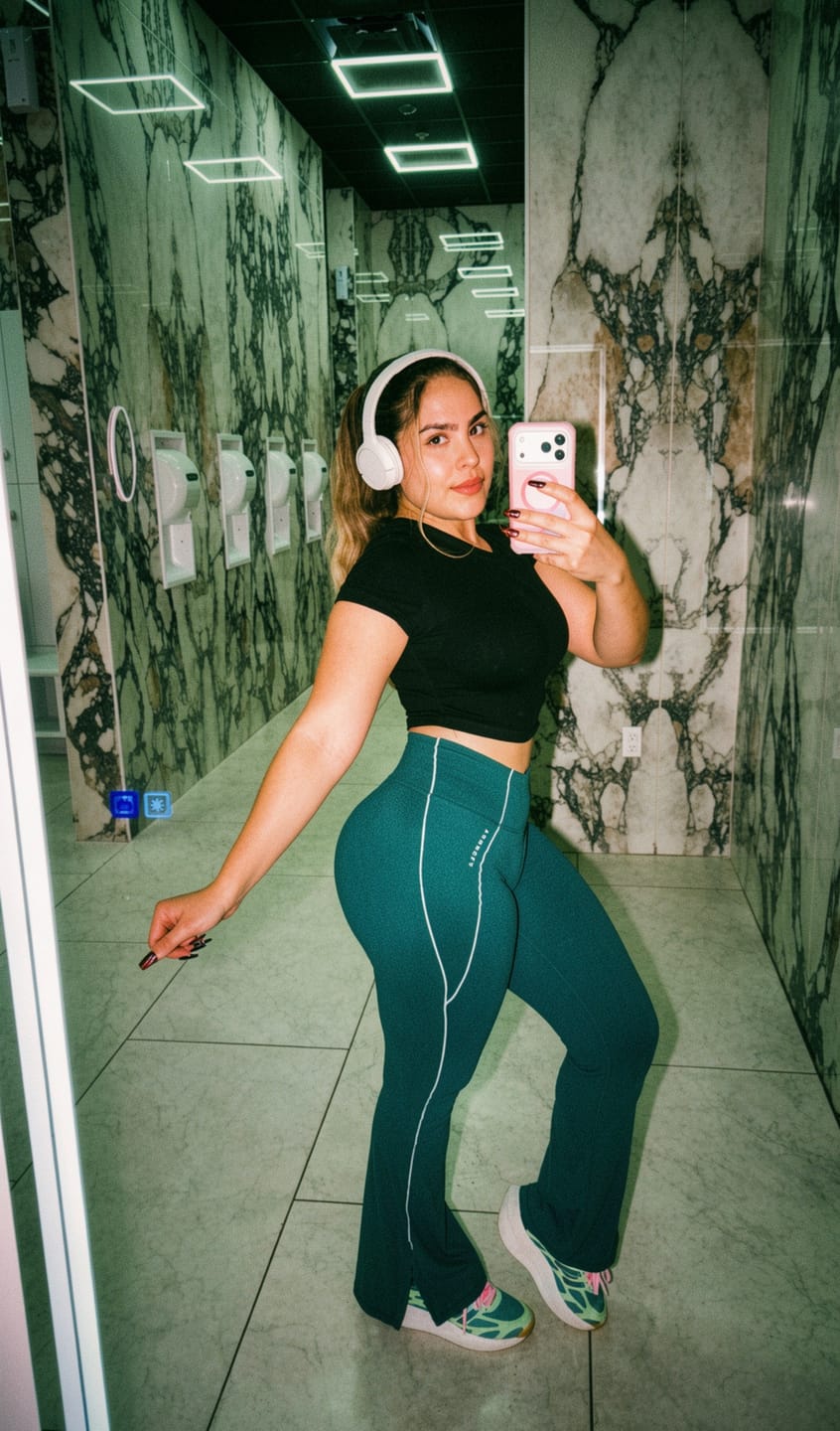 Customer photo review of W285 - Elevate Flare Leggings