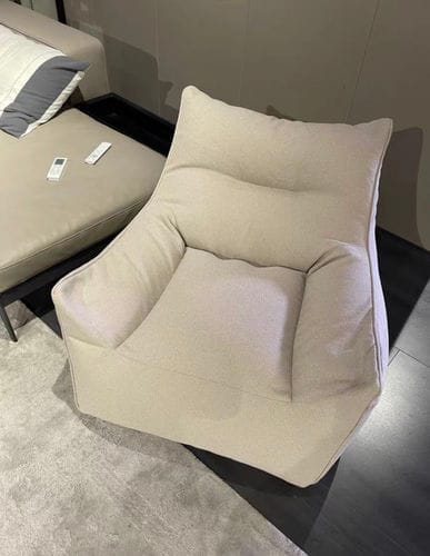 Customer photo review of MARGOT BEAN BAG - LINEN CREAM GREY