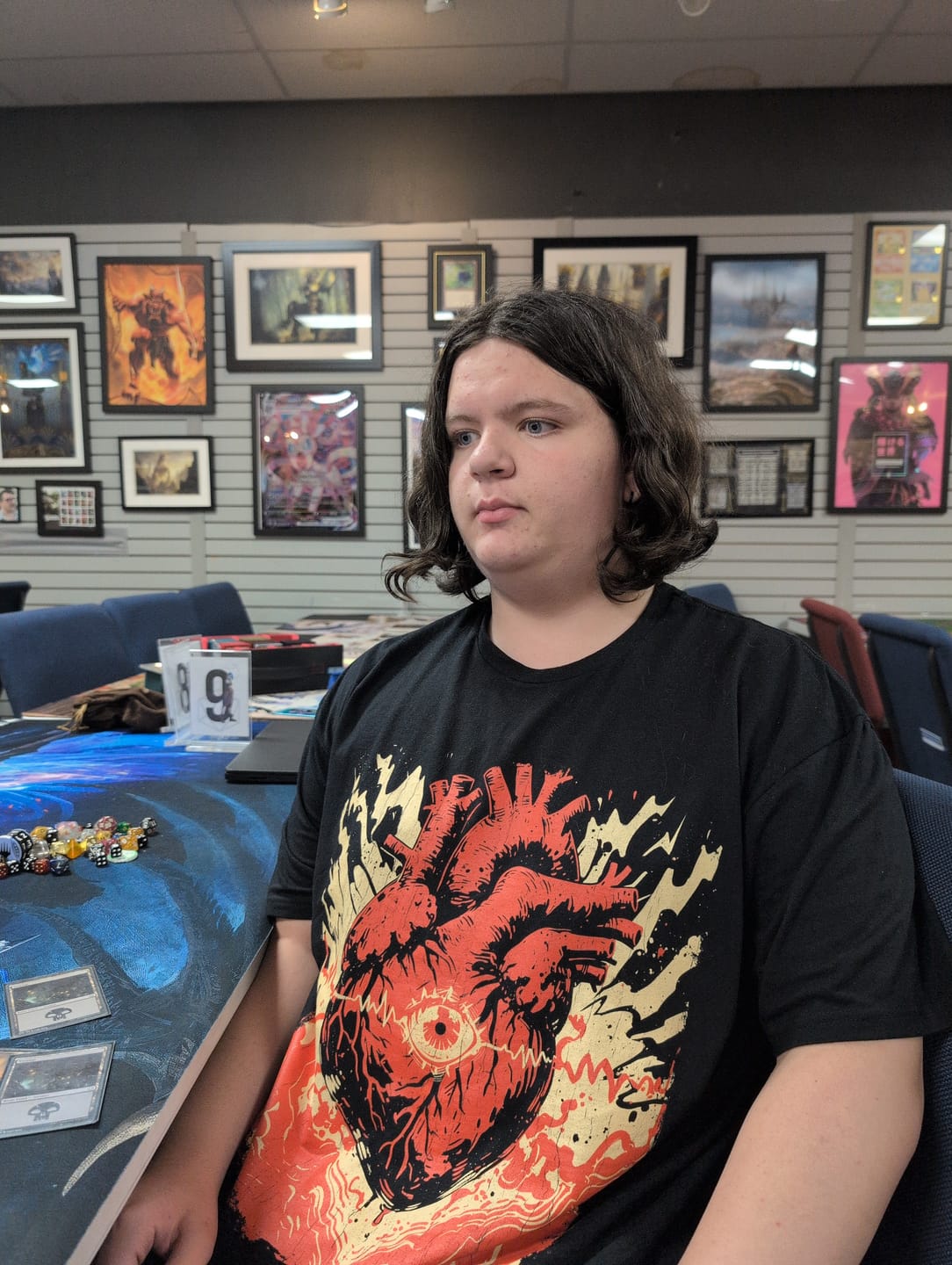 Customer photo review of The Tell-Tale Heart T-Shirt