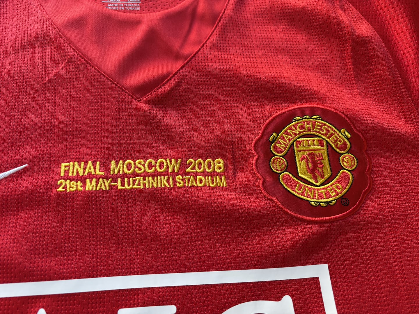 Customer photo review of Cristiano Ronaldo 7 - Manchester United 2008 Final Red Long Sleeve Kit Jersey Trikot Maillot KinderTrikot Soccer Shirt