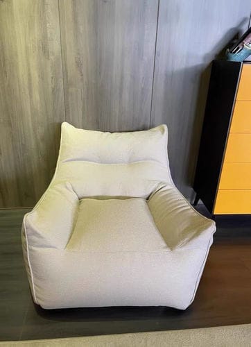 Customer photo review of MARGOT BEAN BAG - LINEN CREAM GREY