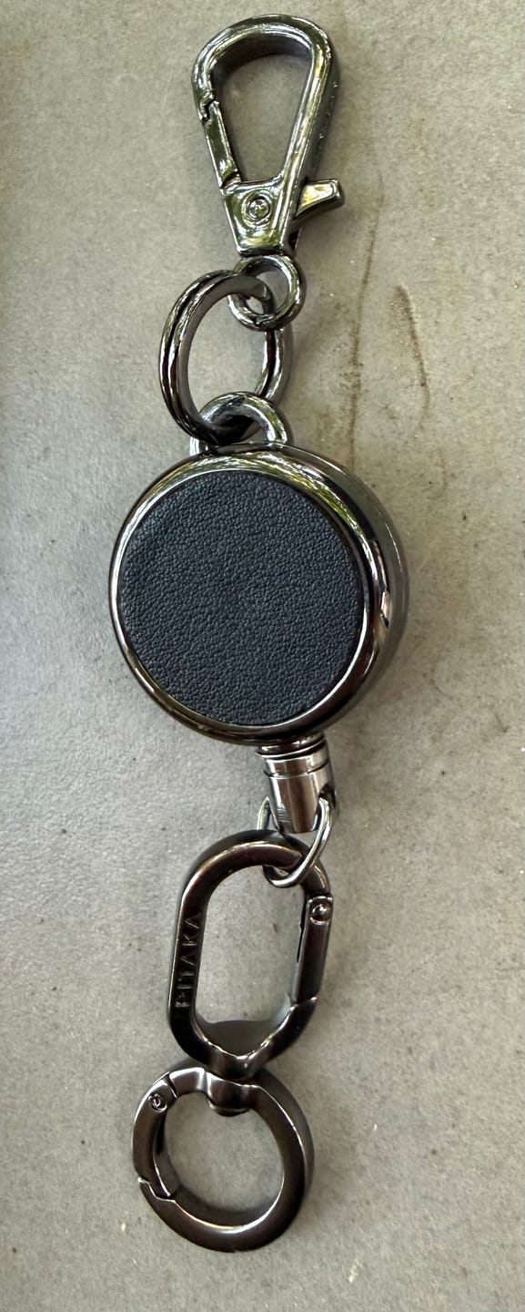 Customer photo review of Steel Cable Phone Tether