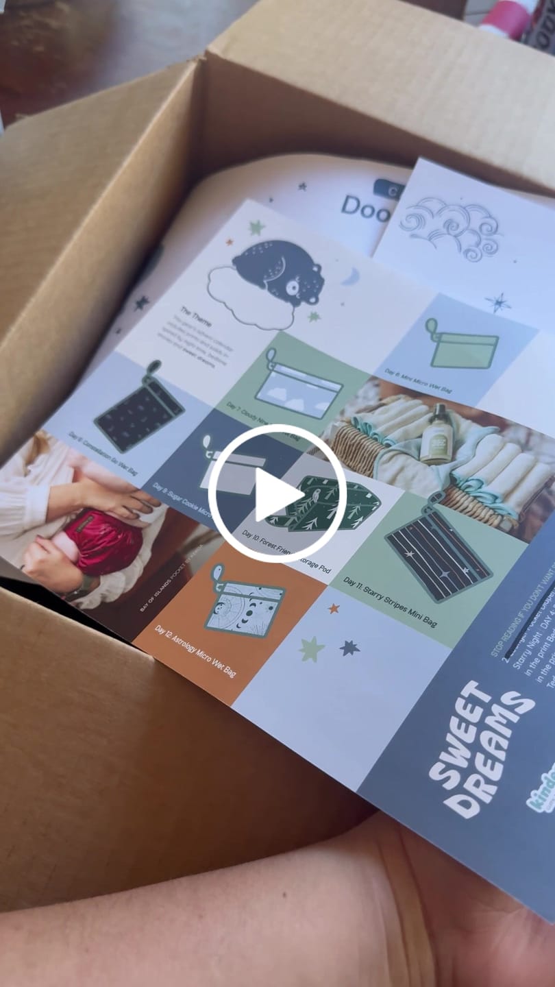 Customer video review of Sweet Dreams Box with 8 Diapers and More
