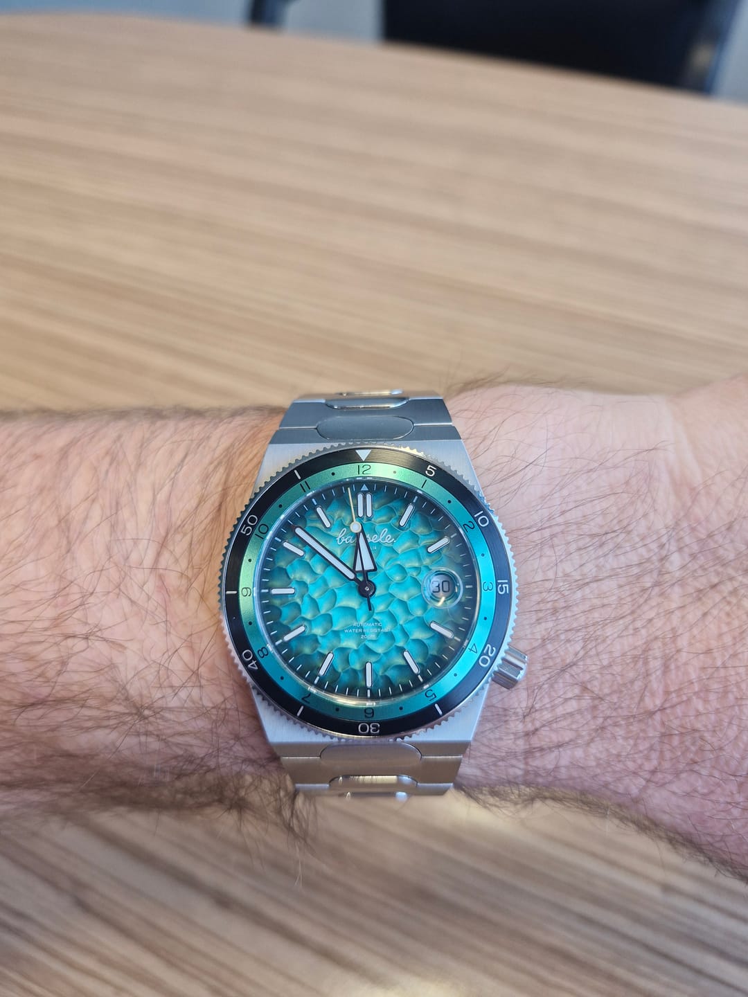 Customer photo review of Oceanic Blue