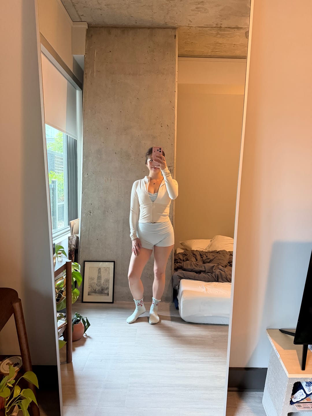 Customer photo review of The Ballet Bra / White