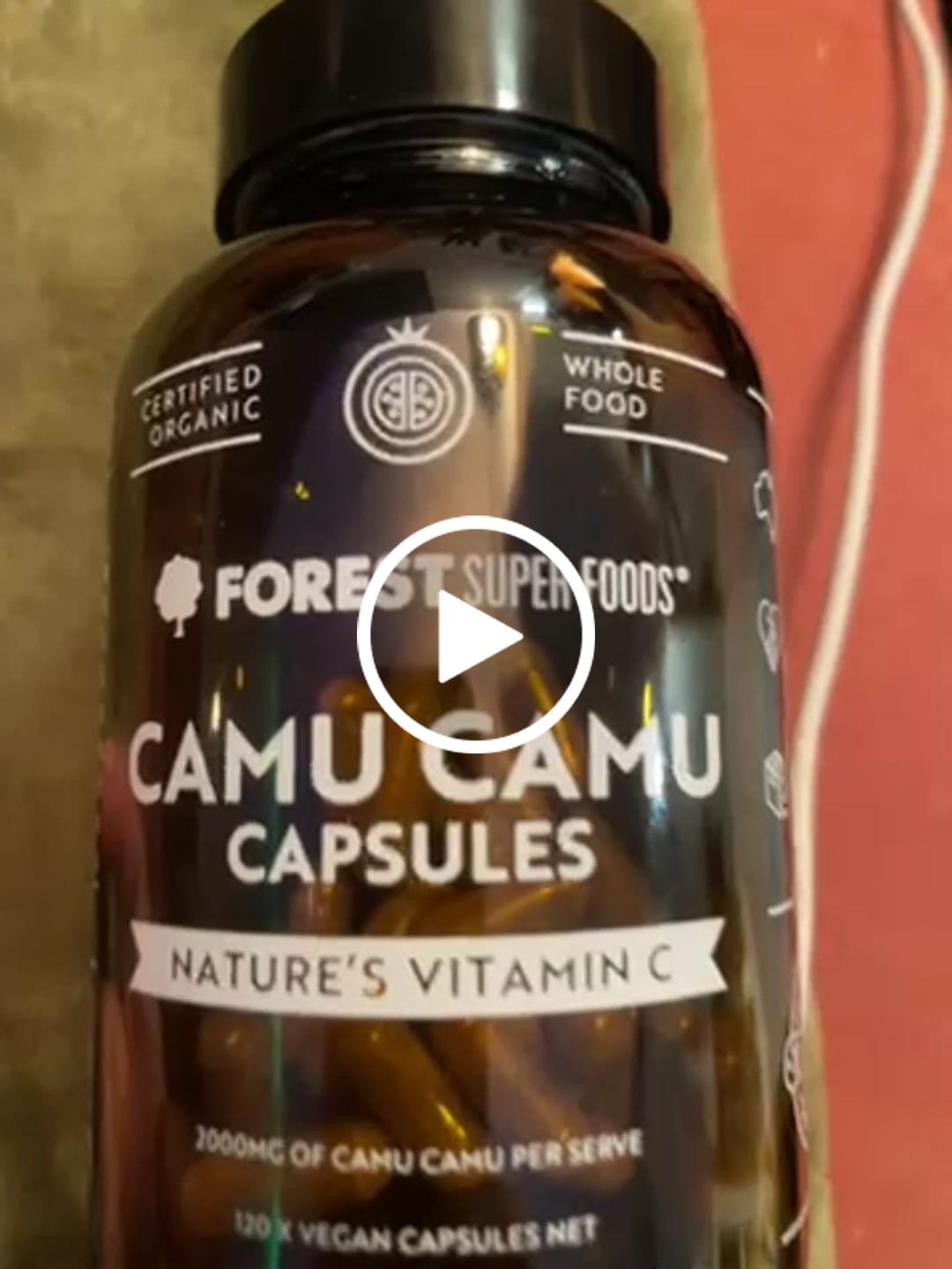 Customer video review of Certified Organic Camu Camu Berry Capsules