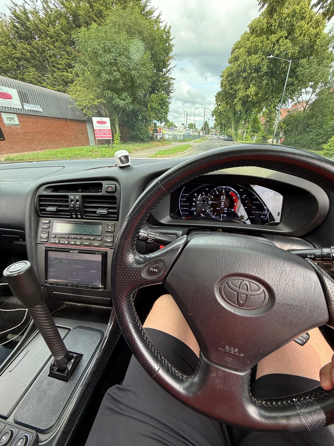 Customer photo review of Toyota Aristo 2JZ-GTE JZS160/JZS161 Dash Cluster Mount