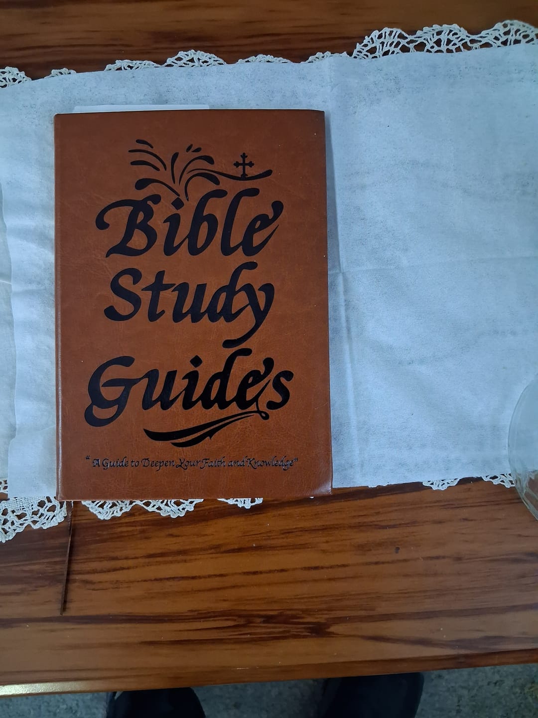 Customer photo review of Christianartworkshop 66-Page Bible Study Guide Journal for Daily Devotions and Group Study