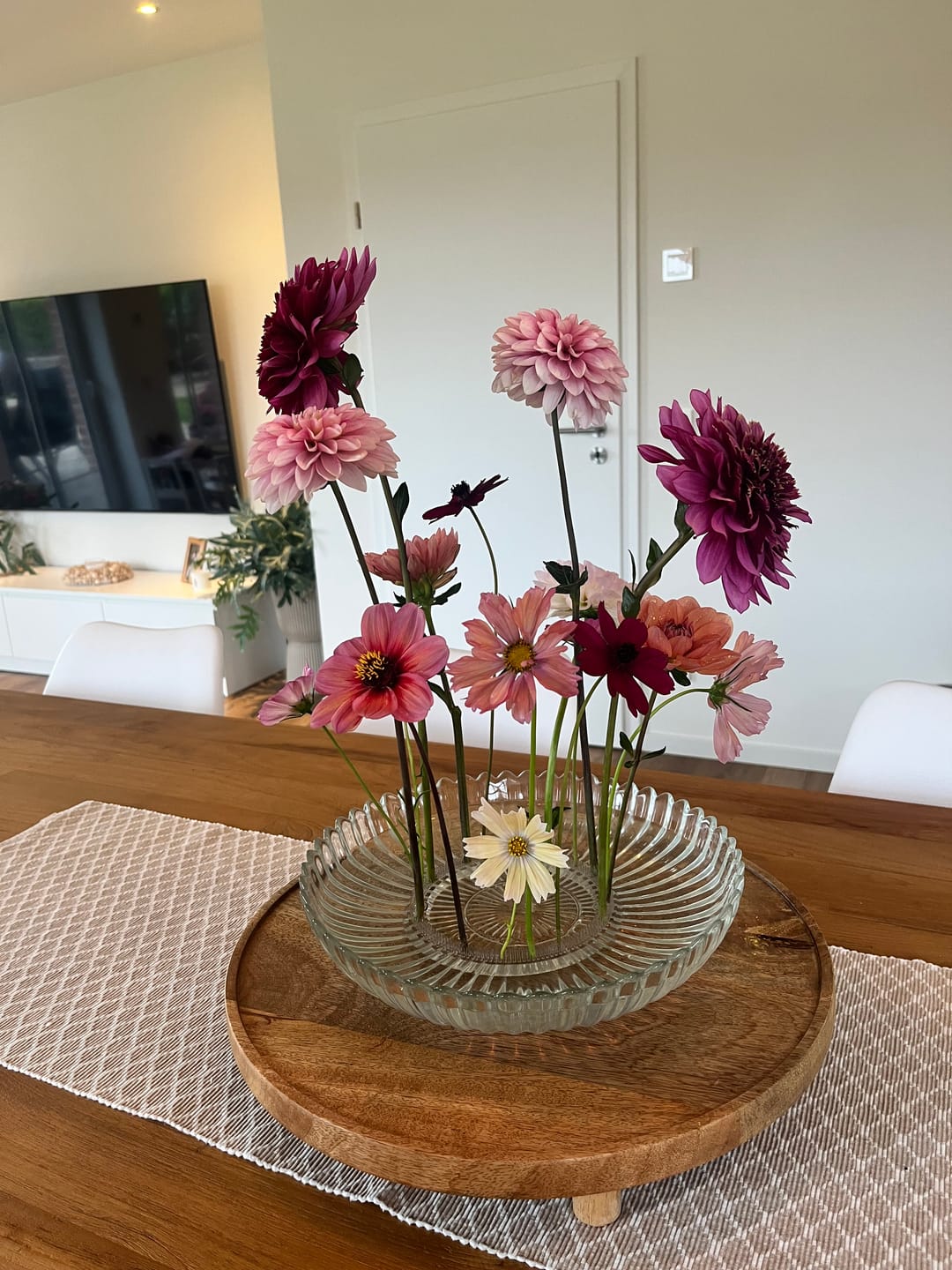 Customer photo review of Rippled Glass Vase - Large
