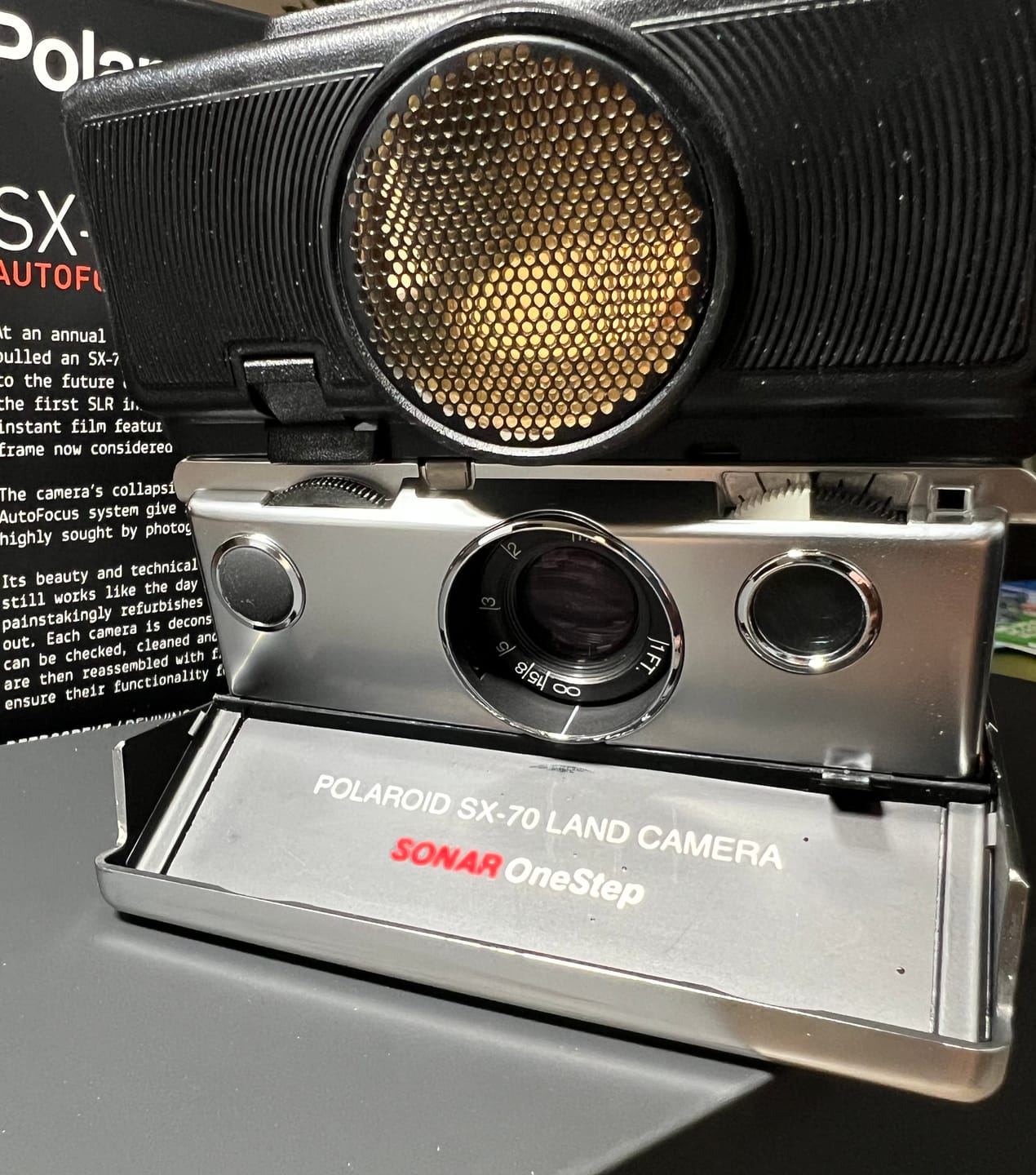 Customer photo review of Polaroid Folding Camera Replacement Button and Installation Service