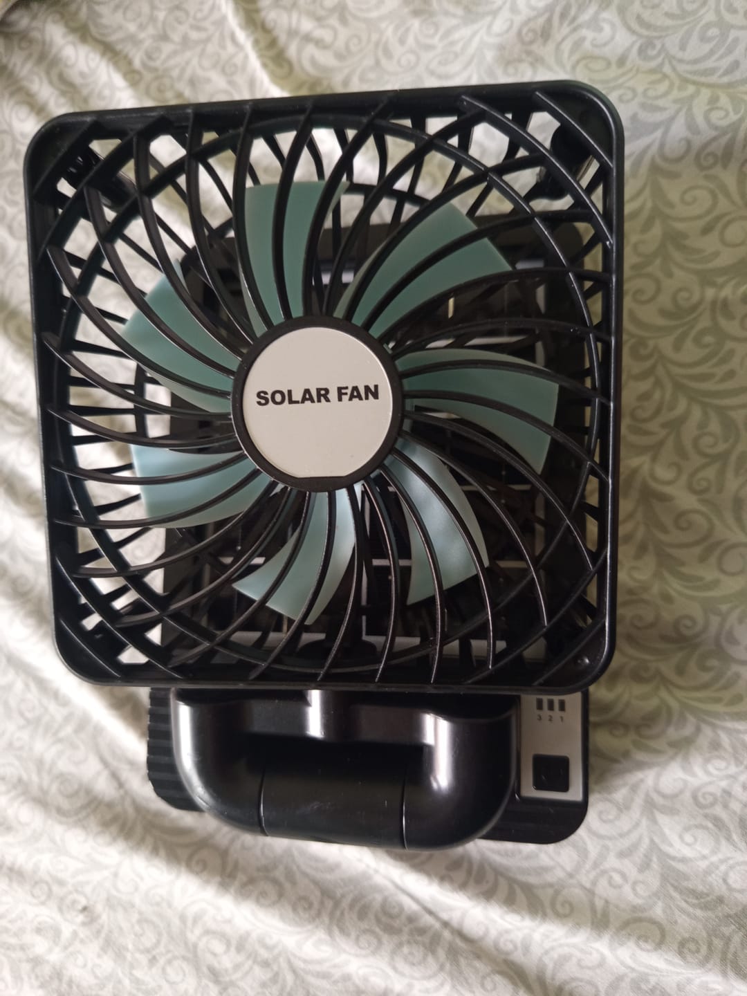 Customer photo review of 360 Degree Adjustable Solar Fan
