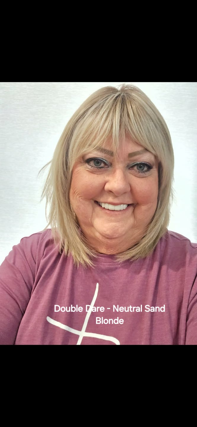 Customer photo review of DOUBLE DARE - Neutral Sand Blonde