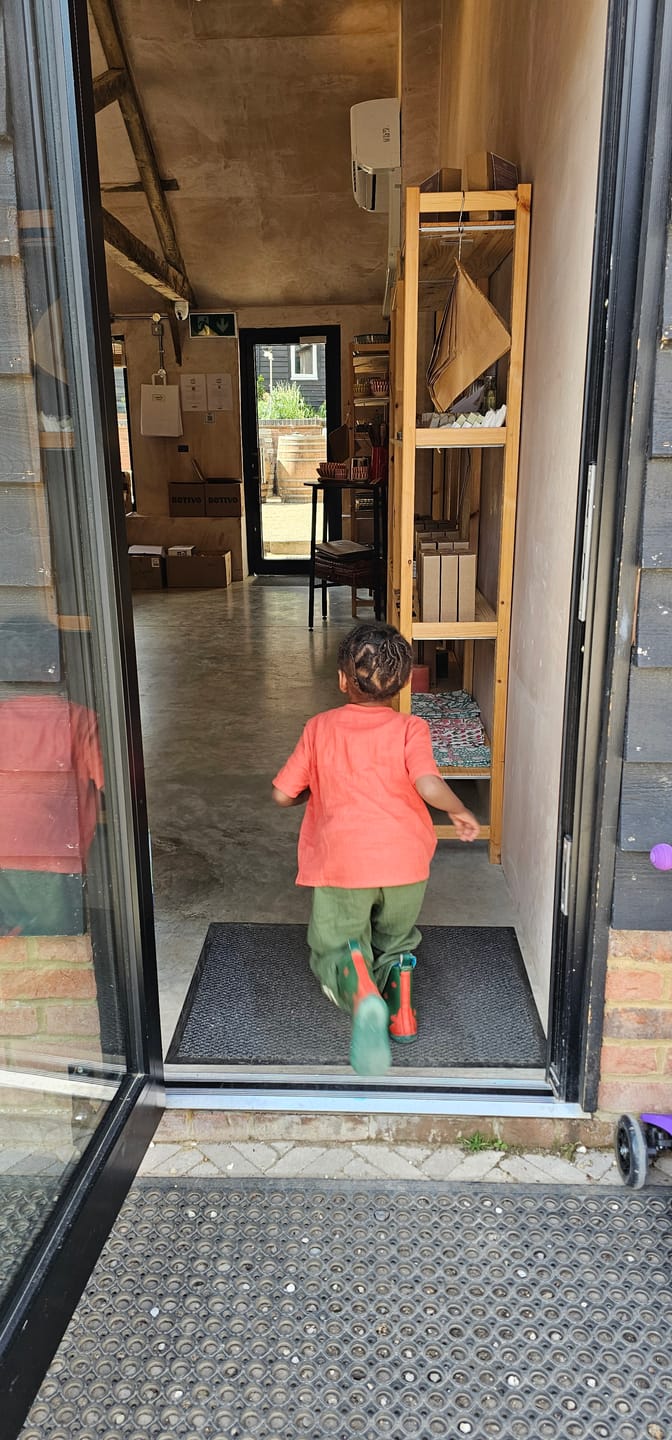 Customer photo review of Blue Moon Reversible Trousers