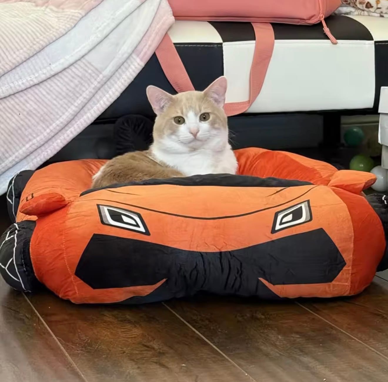 Customer photo review of Furcedes Sports Car Bed