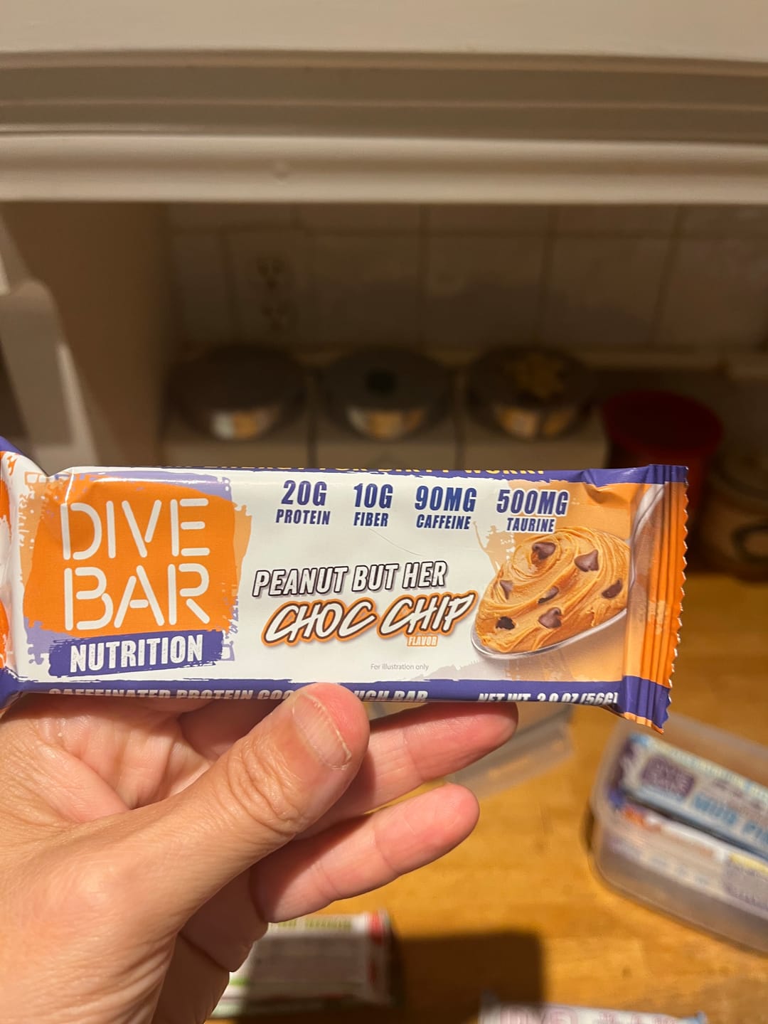 Customer photo review of CLEARANCE Peanut But Her Chocolate Chip - 5 bars