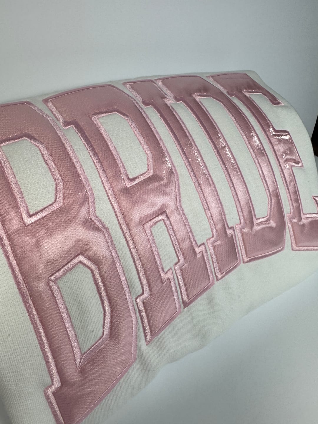 Customer photo review of Liquid Bridal Satin