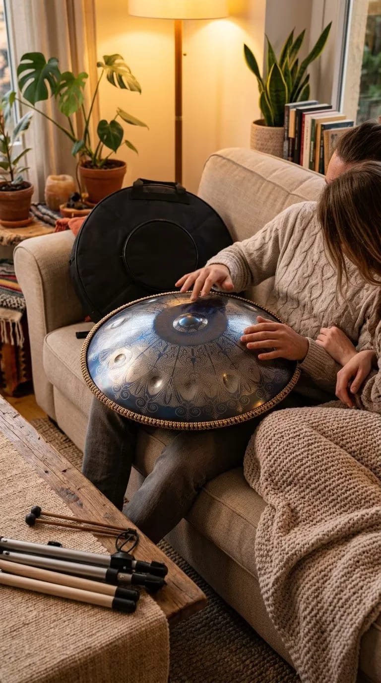 Customer photo review of Cosmos handpan - Oberon Pulse handpan pan drum 9/10/12 Notes