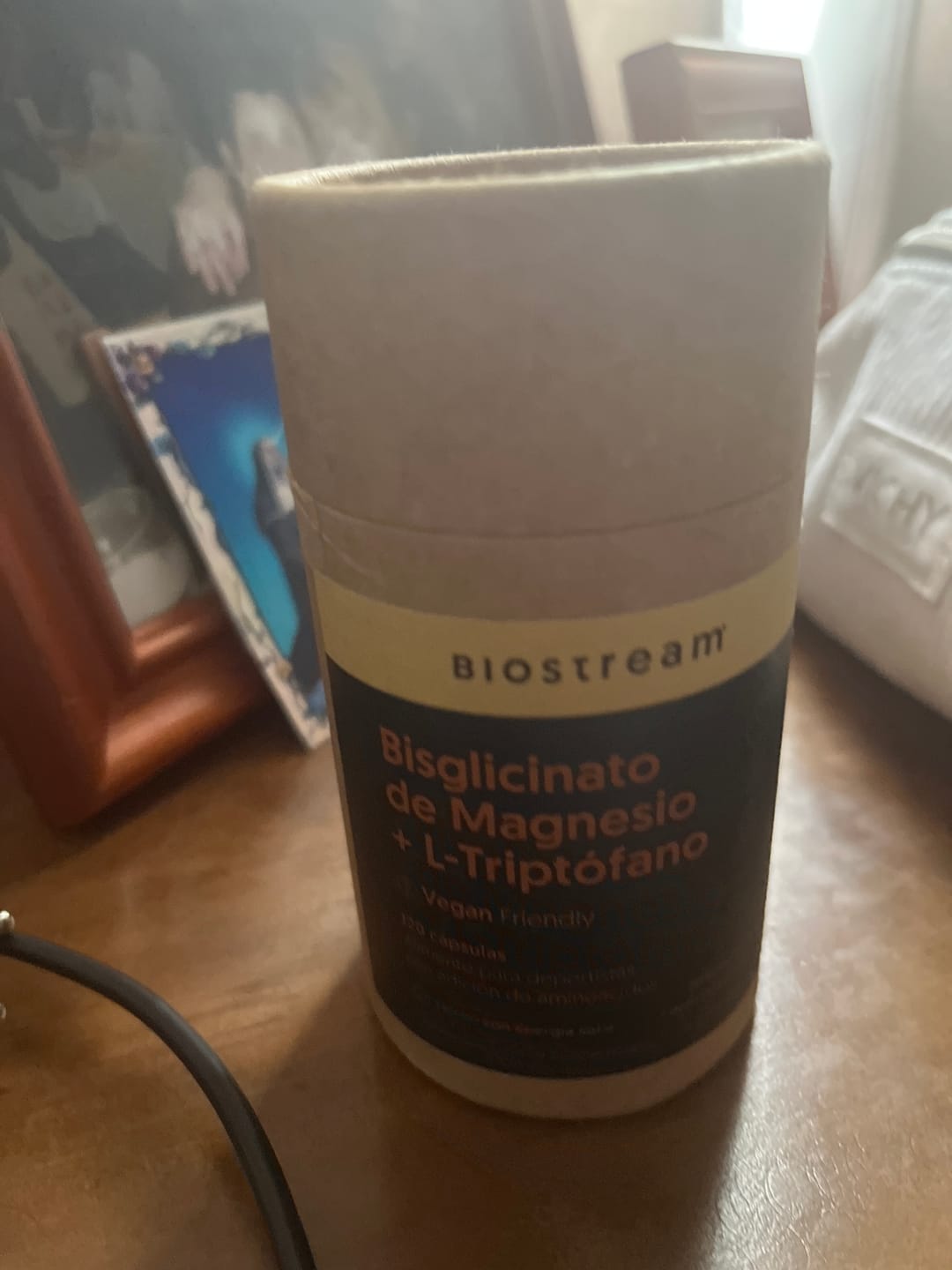 Customer photo review of Bisglicinato de Magnesio + L-triptófano 120 Cápsulas Vegano