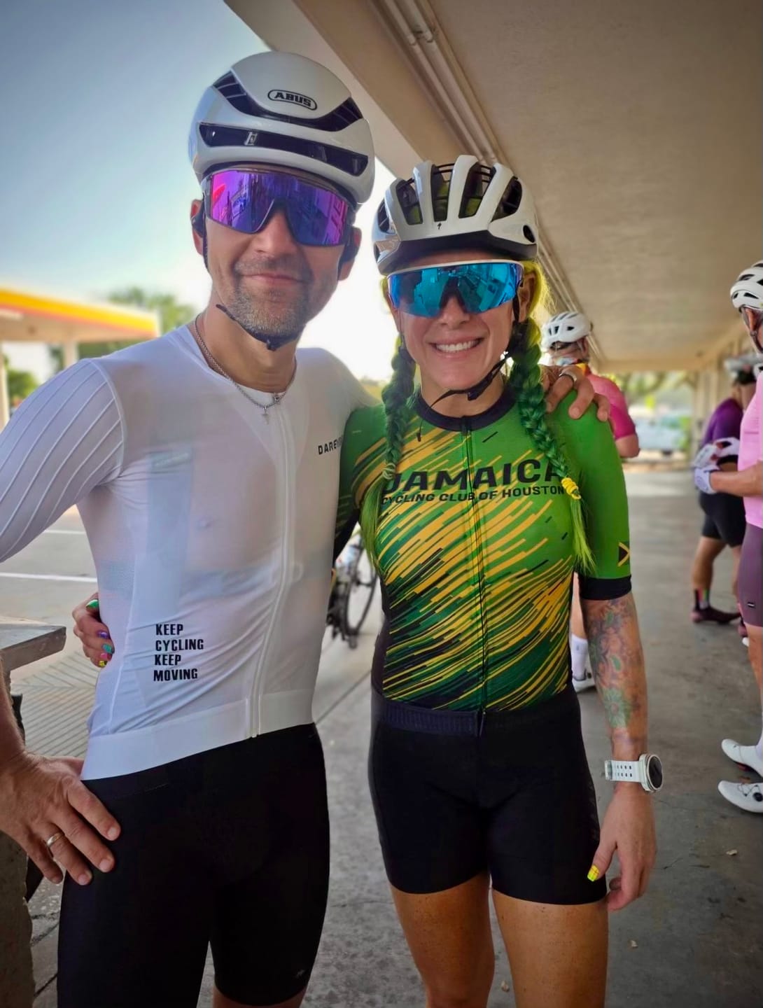 Customer photo review of LIFESPRINT AERO JERSEY - WHITE